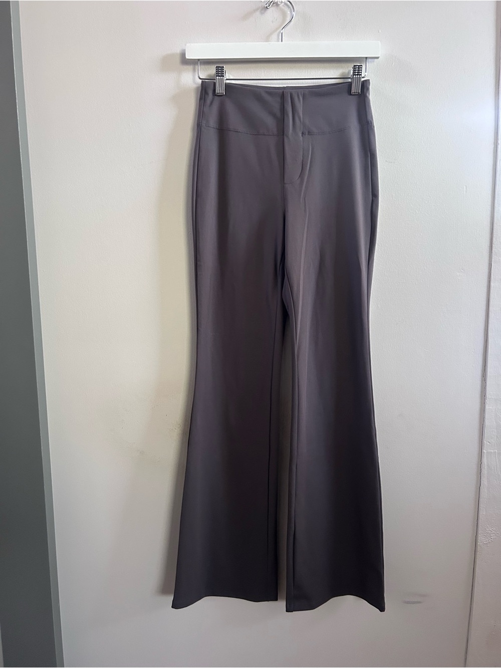 Halara gray wide leg trouser leggings new with tags